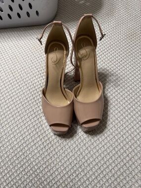Sam Edelman platform patent heels